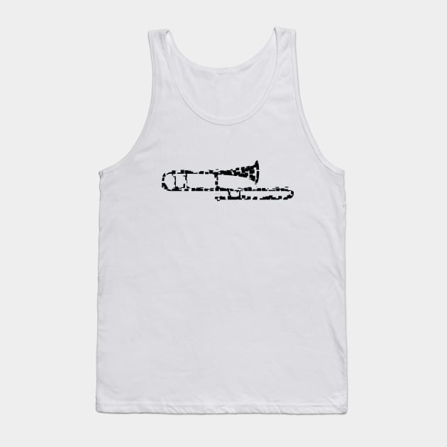 Trombone Tank Top by GramophoneCafe